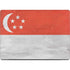 Singapore Flag Distressed Apple MacBook Pro 14-inch Skin